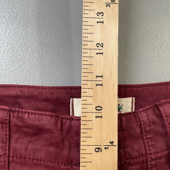 NWT Madewell Petite Low Slung Baggy Utility Pants Vintage Burgundy P25 NS507 - Picture 13 of 14